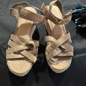 Time and Tru Tan Espadrille Sandals